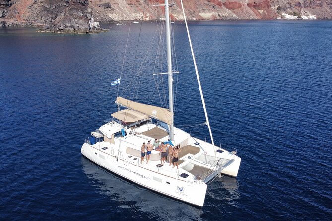 Santorini Gold Catamaran Cruise with BBQ, Drinks and Hotel Pickup - Pickup logistics done the easy way (and why it matters)