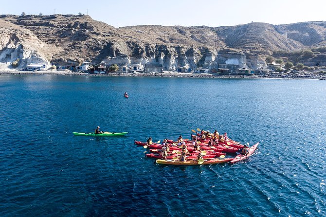 Santorini Guided Sea Kayaking with Light Lunch and Pick-up Option - Getting oriented: induction, equipment, and safety pacing