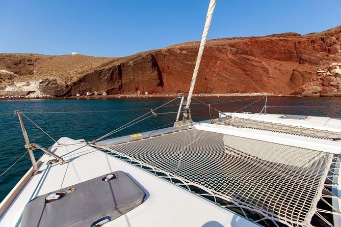 Santorini Half Day Catamaran Private Cruise incl. Meal, Drinks & Free Transport - Snorkeling and swimming tips that actually help