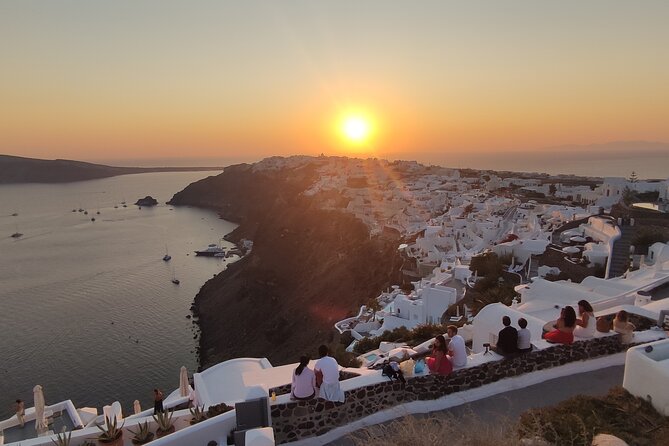Santorini: Half-Day Island Sightseeing Tour - How to prepare: shoes, hills, and cruise cable car reality