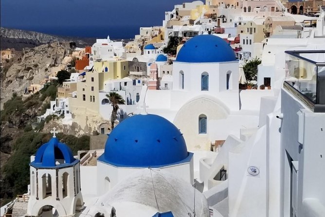 Santorini Highlights: 5-Hour Private Tour with Wine-Tasting - Cable Car Summit Meeting Point, Pickup Coverage, and What That Means