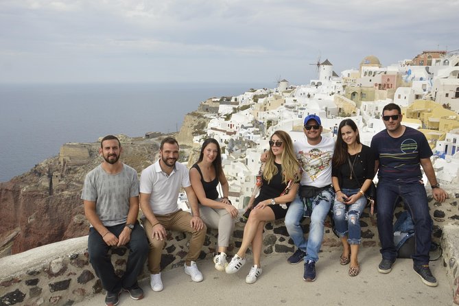 Santorini Highlights and Venetian Castles Small-Group Day Tour - Stop 1: Castelli of Pyrgos and the caldera panorama from above
