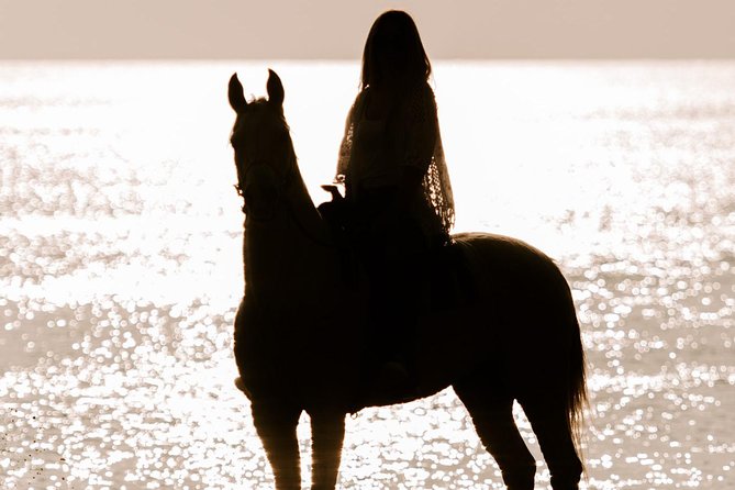 Santorini: Horse Riding to the Black Sandy Beach (Eros beach) - What the beach time really feels like