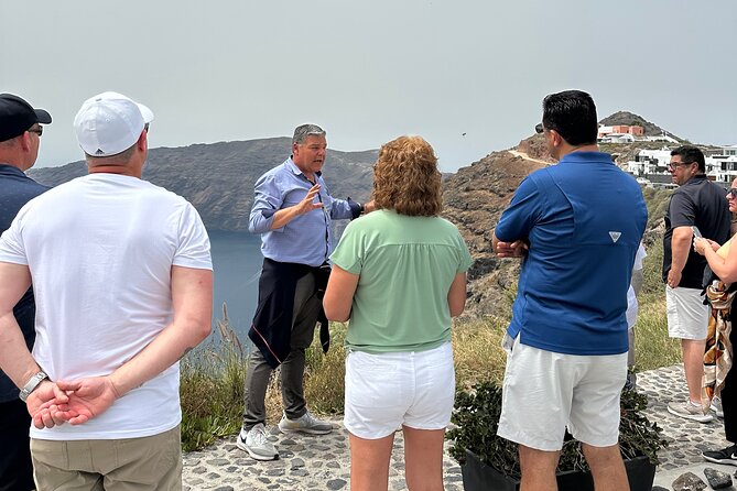Santorini in 5 hours: Oia, Traditional Villages & Black Beach - Stop 5: Perivolos black beach for swimming and an easy lunch option