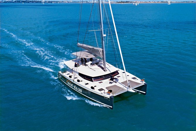 Santorini Luxury Catamaran Day Cruise with BBQ,drinks,transfer - The 9:30 am schedule: how timing shapes the views