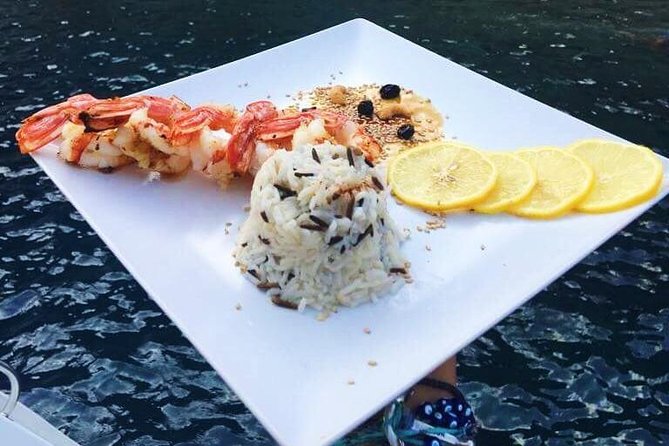 Santorini Luxury Catamaran Sunset Cruise with BBQ, Drink and Transfer - Sailing Santorini on the Ipanema 58 catamaran