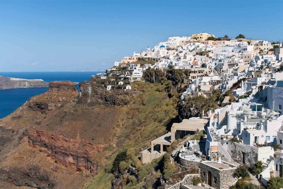 Santorini: Mesa Gonia, Pyrgos and Oia Tour - A 7-hour Santorini loop that starts with pickup, not logistics