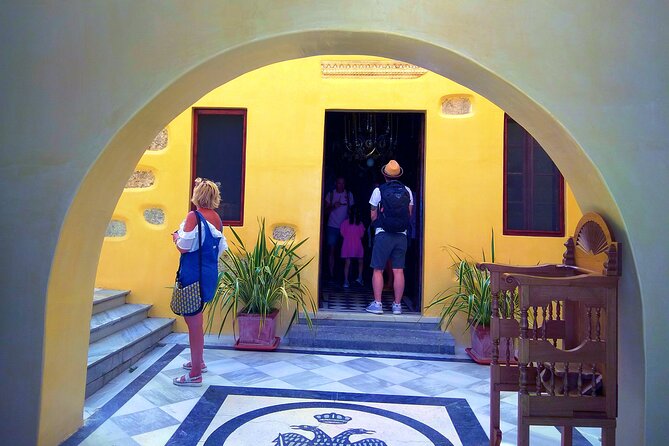 Santorini Must-See Highlights: Private Shore Tour - Perissa Black Sand for Swim, Lunch Time, and Optional Winery Views