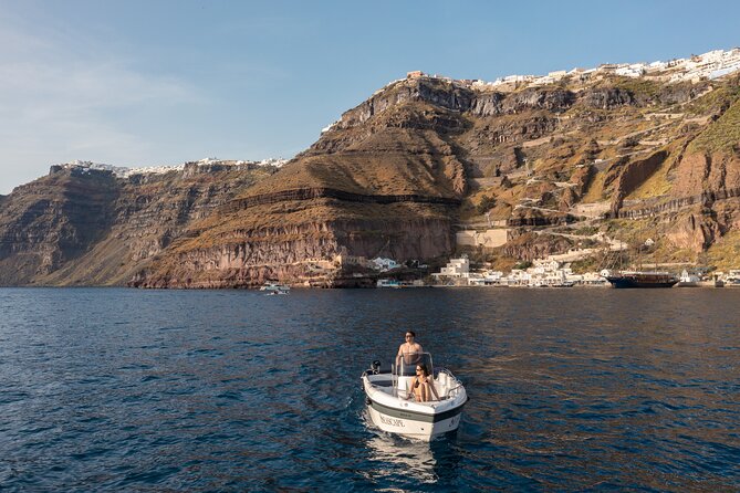 Santorini Private Adventure – Captain Your Own Cruise - Captain Your Own Santorini Cruise, not a “watch from the back” day