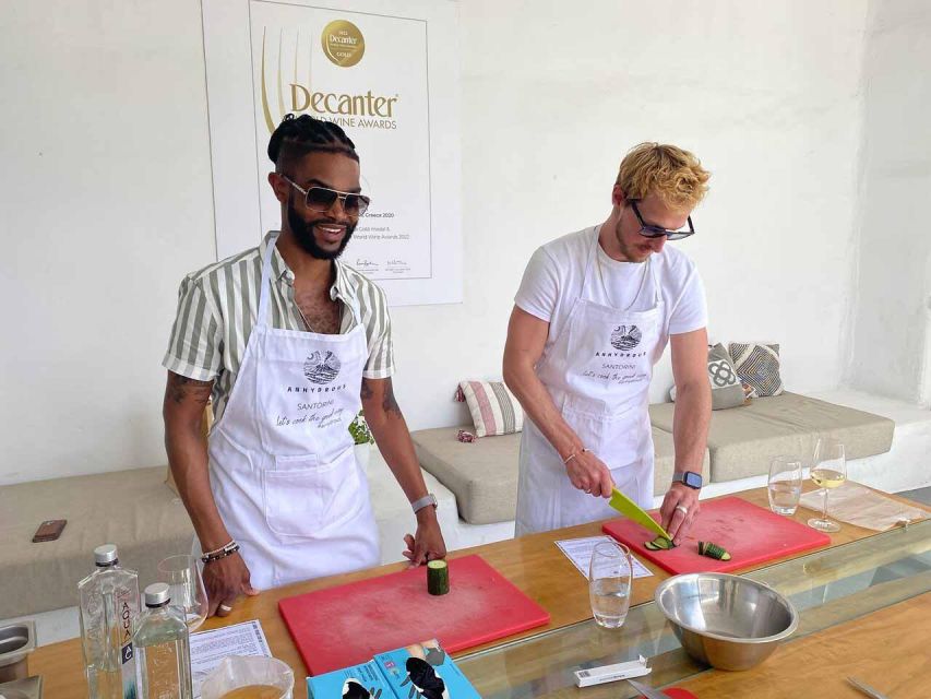 Santorini: Private Cooking Class and Wine Tasting Tour - Lunch, Aperitifs, and Bottled Water, Built Into the Day