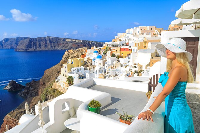Santorini Private Custom Tour 6 - Hours - Imerovigli, Skaros Rock, and the medieval fortress remains