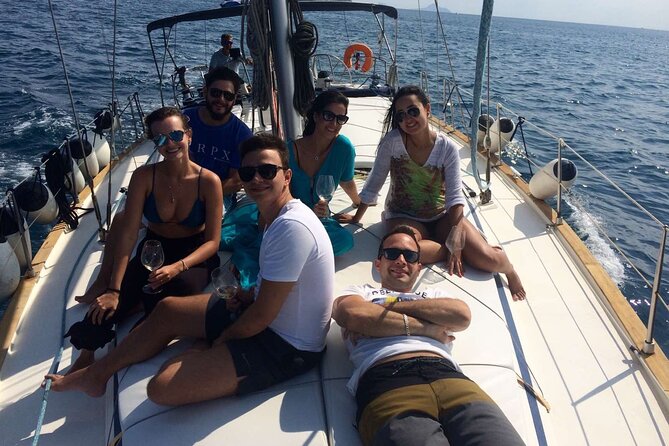 Santorini Private Daytime Sailing Cruise with Meal, Drinks &Transfer included - The Return Route: Thirasia’s Crocodile Shape and Aspronisi