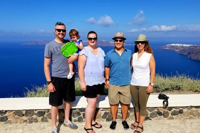 Santorini Private Driver: Explore Santorini - Port & Hotel Pickup - Three Bells of Fira and the classic caldera photo stop