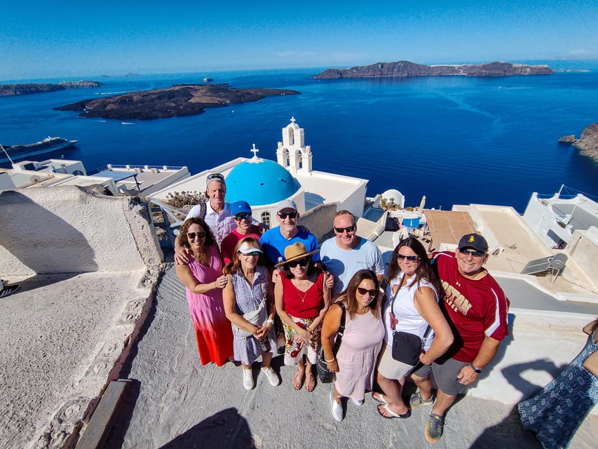 Santorini: Private Sightseeing Tour with Local Guide - Pickup and the Comfort Factor (Including Cable Car Stops)