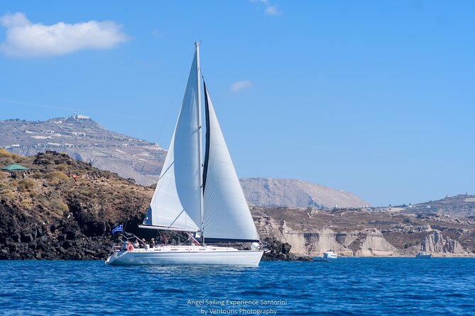 Santorini Private Sunset Sailing Tour with Dinner, Drinks &Transfer included - The route through Red Beach, White Beach, and the volcano waters