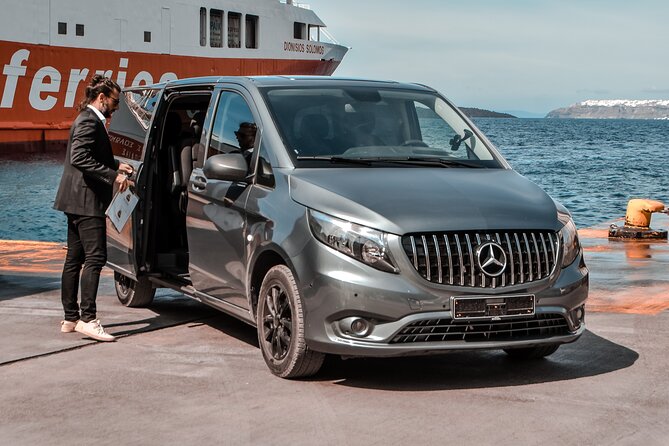 Santorini, Private Transfer with Luxury Airconditioned Vehicle - Timing that fits your day, 10 minutes to about an hour