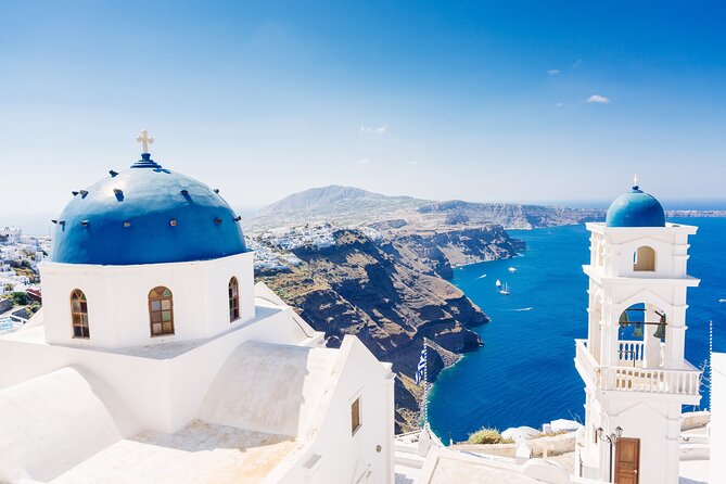 Santorini's Famous Fira to Oia Hike: A Private tour Adventure - Firostefani: quieter cliffs, same big view