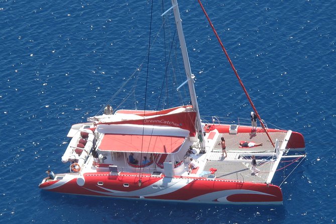 Santorini Sailing Dream Catcher with BBQ Lunch and Drinks - Nea Kameni Hot Springs: Where the Water Feels Different