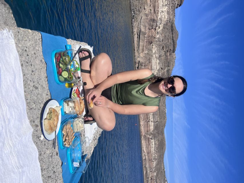 Santorini: Sea Caves Kayak Trip with Snorkeling and Picnic - Black Mountain Sea Caves and the Snorkeling Stop