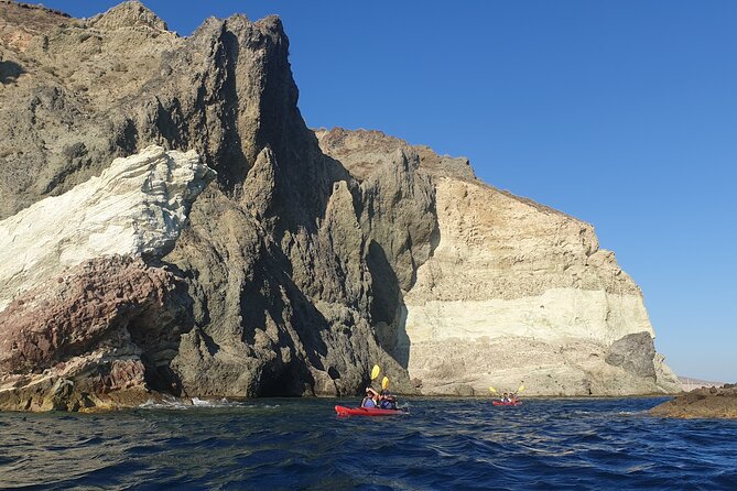 Santorini Sea Kayak - South Discovery, Small Group incl. Sea Caves and picnic - Price and Value: Is $139.07 Worth It?