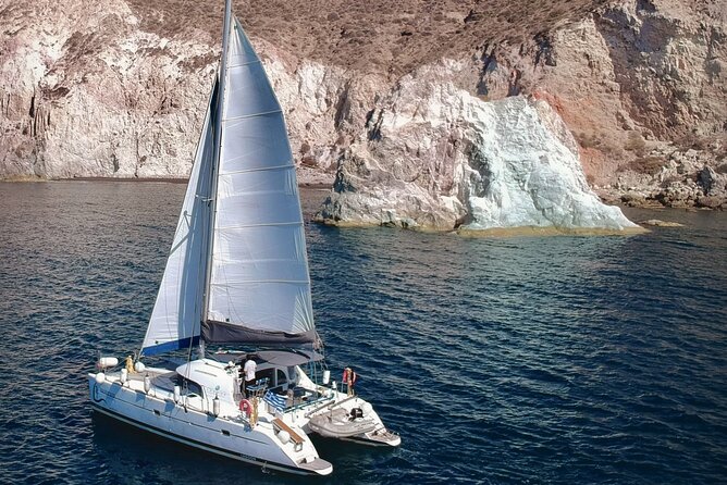 Santorini: Standard Small-Group Catamaran Cruise with Food/Drinks - Price and Value for a 4 to 6 Hour Cruise