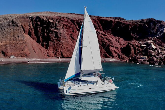 Santorini: Standard Small-Group Catamaran Cruise with Food/Drinks - Getting to Vlychada: Pickup Choices and the Start Line