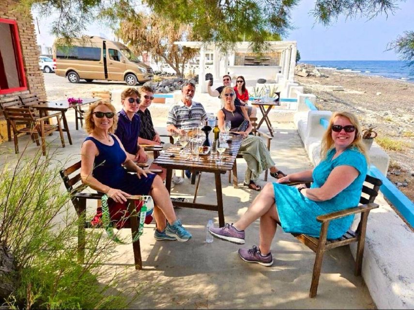 Santorini: Tour of Wineries with Wine Tasting & Food - Winery Stop 2: More Cellar Time, More Varietals, and That Classic Santorini View