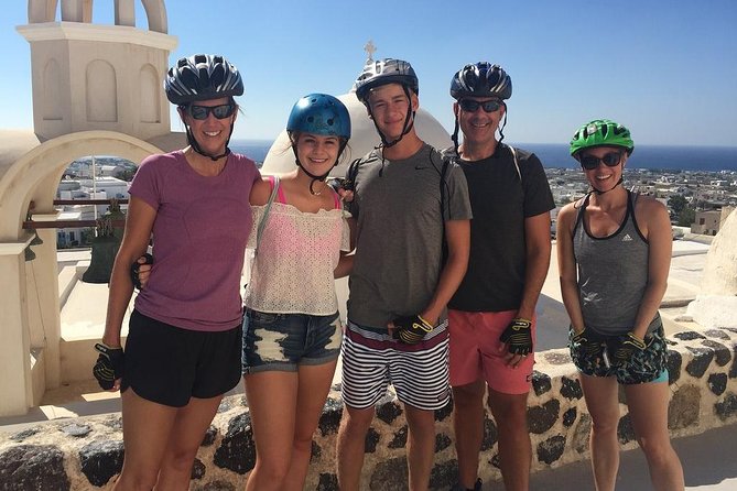 Santorini Tour on Electric Bikes & Scooters - Megalochori vineyard paths and the oldest winery tasting