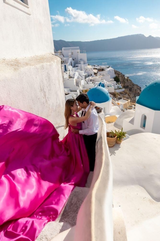 Santorini: Unique Flying Dress Photoshoot Experience - Price and Value for Two, Plus the €100 Dress Rental Reality