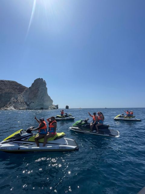 Santorini:Volcanic Beaches Cruise With Jet Ski - Vlychada, Mesa Pigadia, Mauro Vouno, and the Akrotiri Lighthouse stop