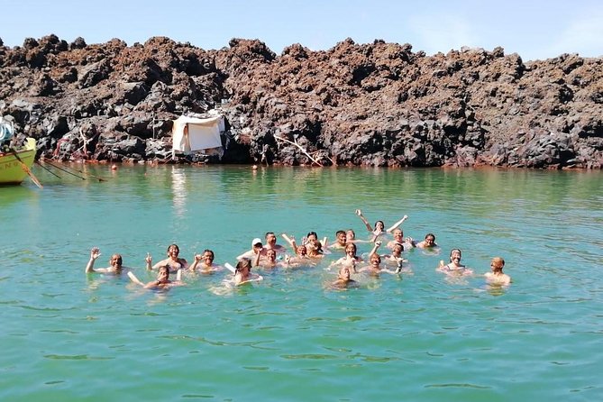Santorini Volcanic Islands Cruise: Volcano,Hot Springs,Thirassia and Oia Sunset - Nea Kameni crater walk: the active-volcano payoff