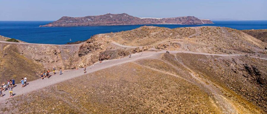 Santorini Volcano, Hot Springs Adventure - The Oia sunset option, what you gain with the extra bus time