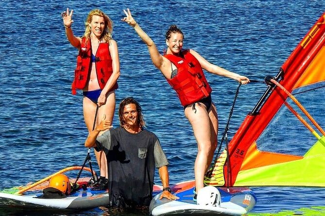 Santorini Windsurfing lessons - Santorini windsurfing lessons at Nemely Windsurf and SUP Center