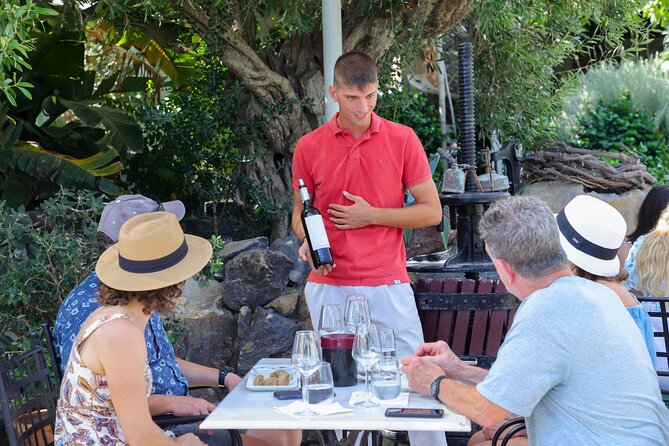 Santorini Wine Stories: Daytime Tour with Tasting & Lunch - Santorini wine made practical, not fancy-pants