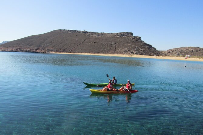 Sea kayaking Mykonos natural beauty beaches - Photos on the Route: Enjoy the Moment Without the Phone