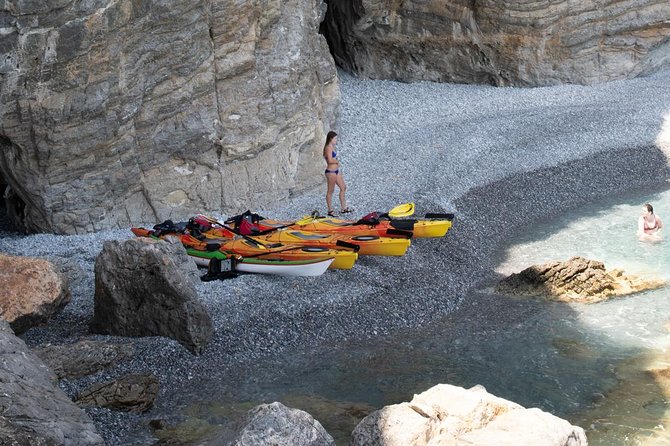 Sea Kayaking Sfakia, Crete - Group size, safety, and the guide energy (Stelios and Yves)