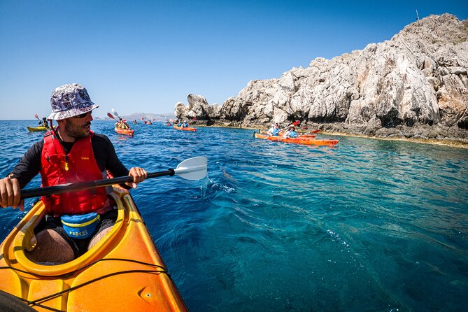 Sea Kayaking Tour - Red Sand Beach (South Pirates Route) - Red Sand Beach: snorkeling time plus a proper Greek picnic