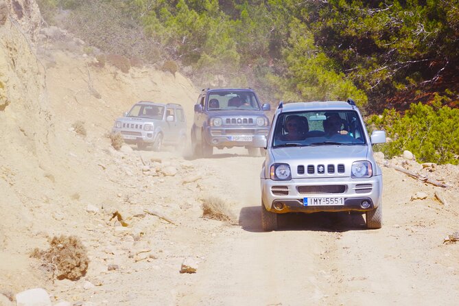 Self drive 4x4 Jeep Safari - Pick ups in the North - Epta Piges and Ex Sanatorio Italiano: First Contact with Seven Springs