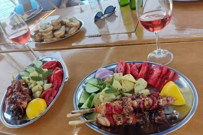 Semi-private Day Cruise - Panteronisi Blue Lagoon: shallow swim plus breakfast and local bites