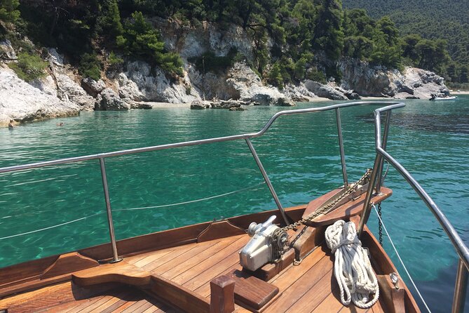 SemiPrivate Trip on 50ft Traditional Wooden Boat with Greek Lunch - The Skiathos fallback plan when Skopelos isn’t possible