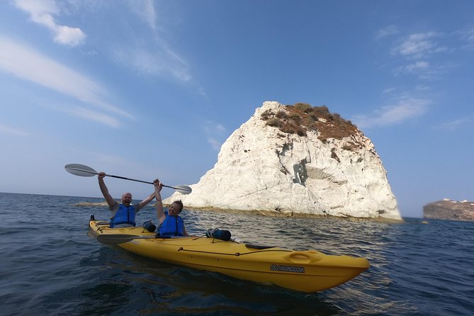 Serenity Kayak : Sea Caves Kayak Trip with Snorkeling & Picnic - Lighthouse Time and the Sunset Finish Over the Aegean Sea