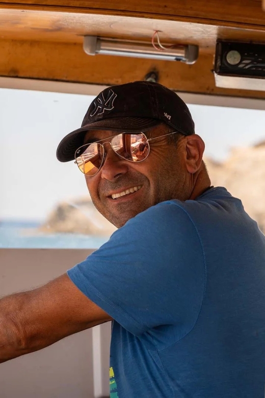 Shared Morning Cruise from Pollonia to Polyaigos - On-Board Comfort: Shade, WC, and Practical Safety Stuff