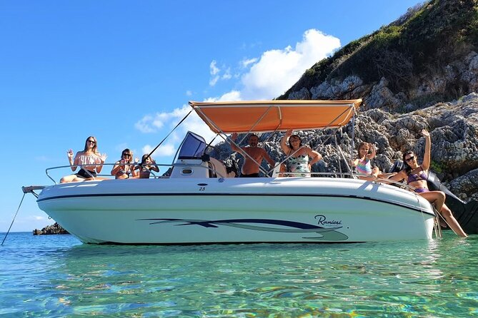 Shipwreck and Blue Caves- 8m Private Boat Tour (up to 11pax) - Blue Caves: cruising arches and cave swimming when sea conditions allow