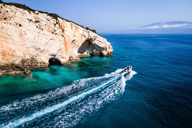 Shipwreck and Blue Caves - Private Speedboat Tour (up to 6 pax) - Navagio (Shipwreck Beach): Quick Stop, Big View