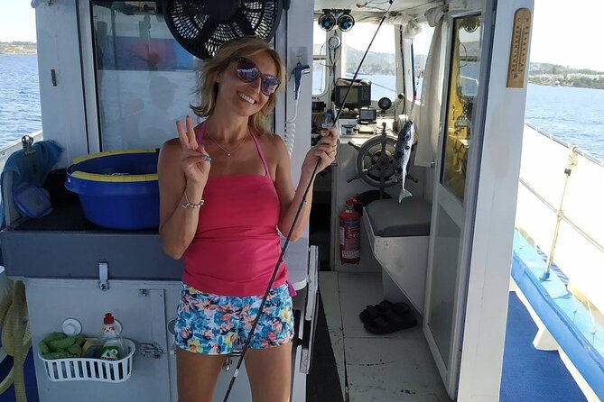 Skevos Fishing Trip Rhodes - What You Actually Do: Trolling, Then Ground Fishing