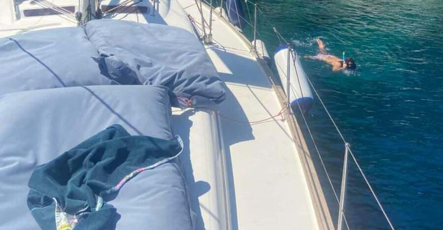 Skiathos: day sailing trip with swim stops and lunch - The Kallisti boat setup: comfort, shade, and a small-group feel