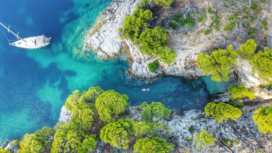 Skiathos: Full-Day Sailing Cruise with Lunch - The 10:15 departure and how the day flows