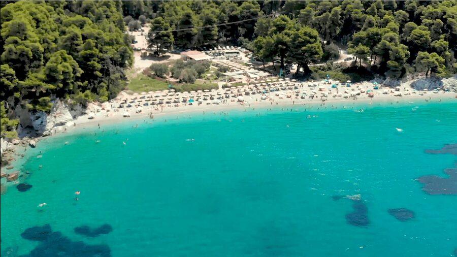 Skiathos: Mamma Mia Island and Beach Day Cruise - From Skiathos New Port to Skopelos: how the day starts