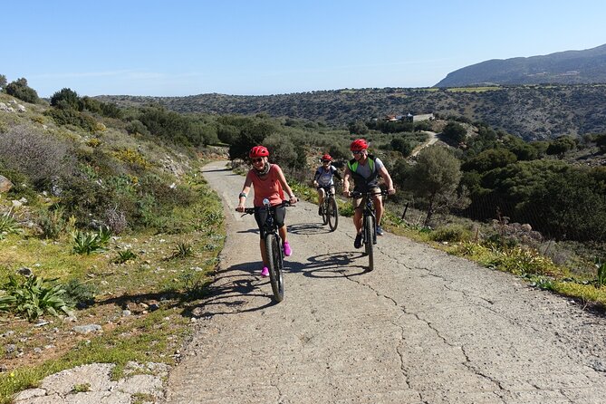 Small Villages and Cretan Nature. E-Bike tour - Aposelemis Canyon: the ride that gives you real Cretan air