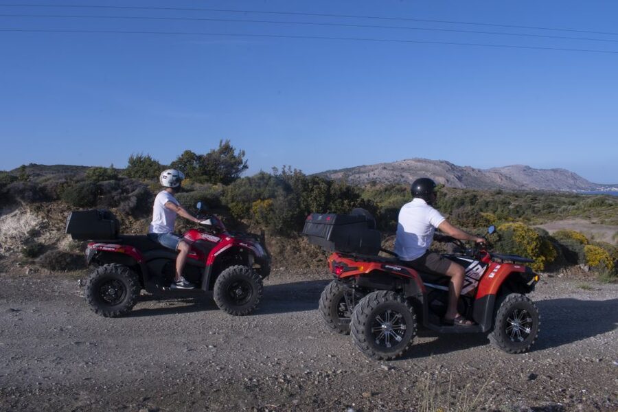 South Rhodes: ATV Quad Guided Tour 2 or 1 person on 1 Quad - What’s included, and what you still need to plan for